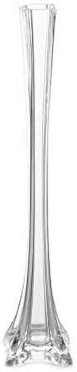 12 20" tall clear glass eiffel tower vases for wedding party flowers ...