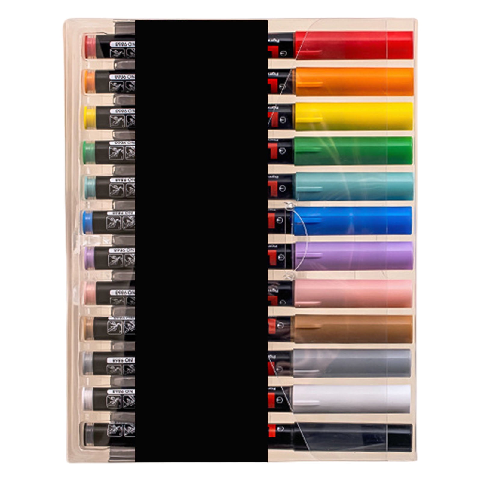 12/24/36/48 Color Acrylic Paint Pen Liquid Brush Acrylic Marker for Painting on Paper Stone Glass Canvas Ceramic