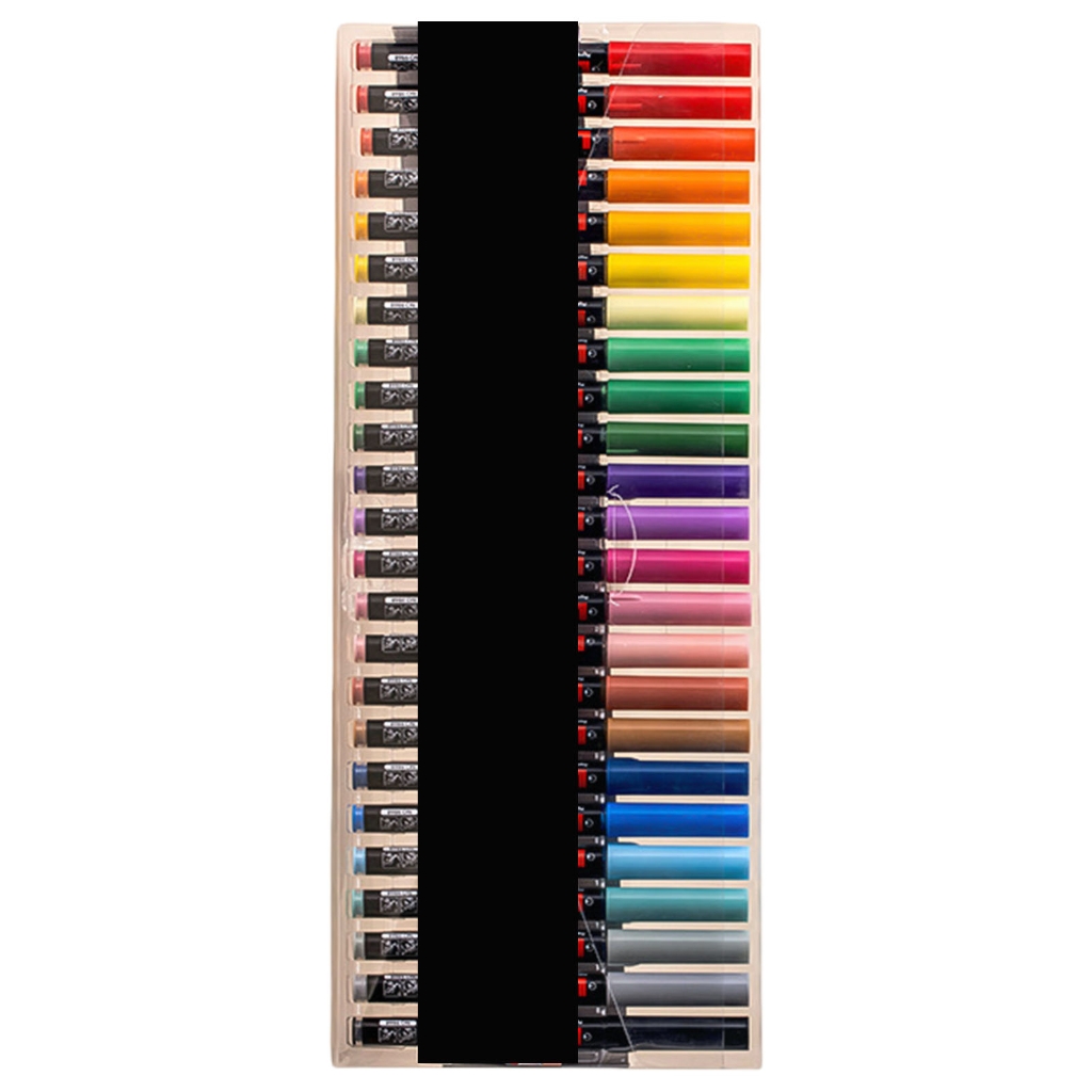 12/24/36/48 Color Liquid Acrylic Marker Water Brush Tip Acrylic Paint Pen for Drawing Card Making Scrapbooking