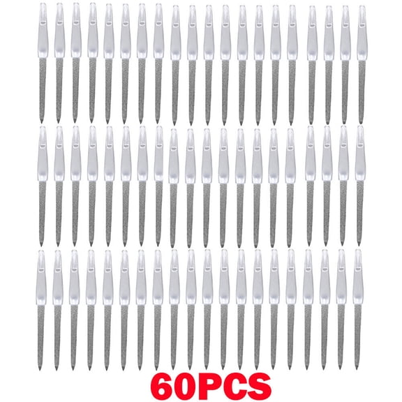 12/24/60x Metal Nail File 6 inch Stainless Steel Nail Files For Fingernails USA