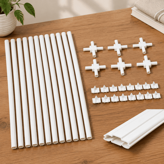 12 24 Inch Plastic Window Grilleerts Grid Kit White