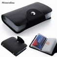 thumbnail image 1 of 12/24 Slots PU Leather Credit Card Case Soft Pocket Holder ID 2022 Bag T1S5, 1 of 1