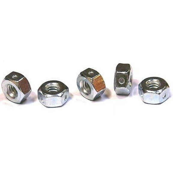 12-24 Two Way Reversible Hex Locknuts / Steel / Zinc - 3000 Piece Carton