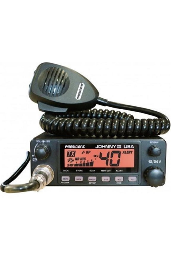12-24 Volt CB Radio with 3 Color Display