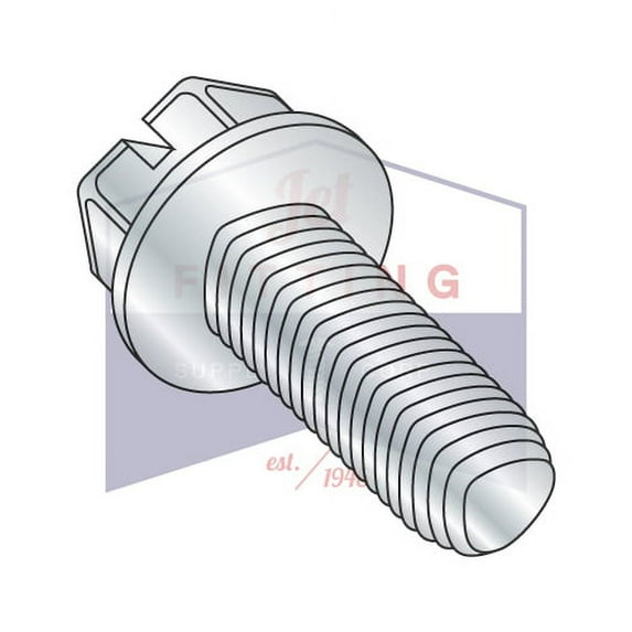 12-24 x 1/2" Taptite Style Thread Forming Screws | Slotted | Hex Washers Head | Steel | Zinc (Quantity: 7000)