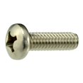 thumbnail image 1 of #12-24 x 3/4" 18-8 Stainless Phillips Pan Head Machine Screws (10 pcs.), 1 of 1