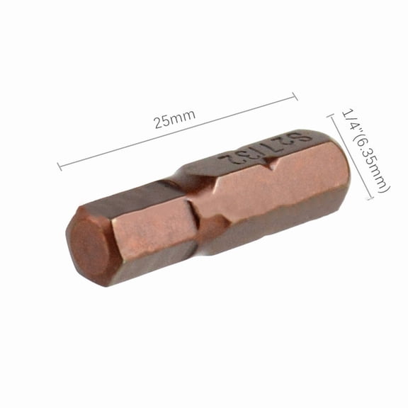 12/24Pcs Hexagonal Screwdriver Bit Set 25Mm Hex Shank Security Magnetic Driver Bit Electric Screwdriver Bit Hand Tool Set C Fangkenuo