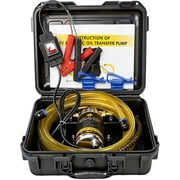 Steauty 12/24V 100W Marine Engine Oil Suction Pump, 120 GPH with Anti-Kinking Hose