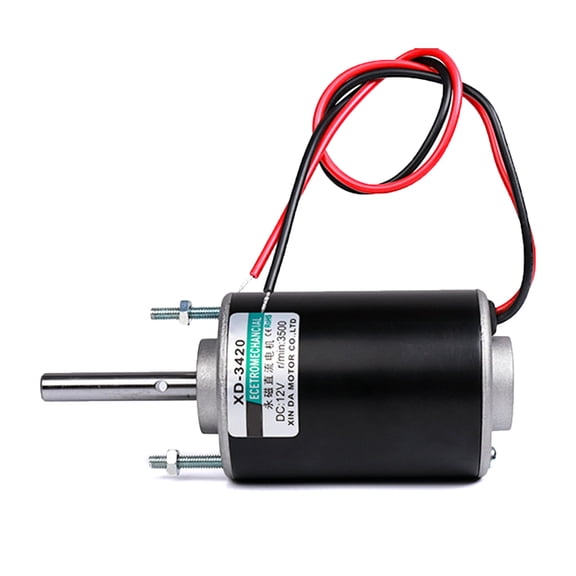 12/24V 30W Reversible Electric Gear Motor High Speed Permanent Magnets Motor Replacement Low Noise Electric Motor