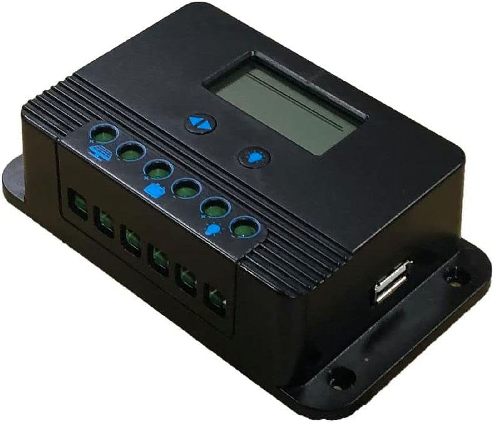 - 12/24V Autodetect 20A PWM Solar Controller w/ Status Display/LVD Load Control