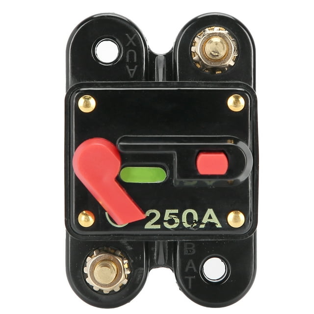 12?24V DC Circuit Breaker Fuse Inverter with Manul Reset for Car Audio