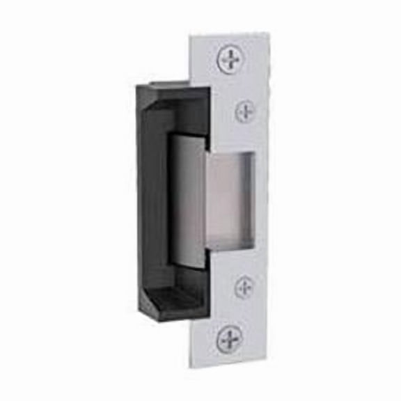 12-24V DC Electric Strike Body, Satin Stainless Steel