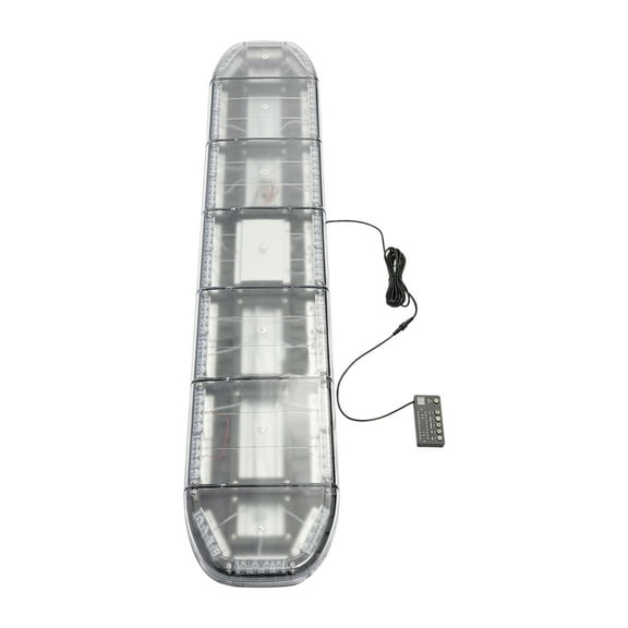 12-24V DC Strobe Light for Trucks, 16 Flash Patterns, Amber LED, 312W Power, Clear Lens, Easy Installation, and Sturdy