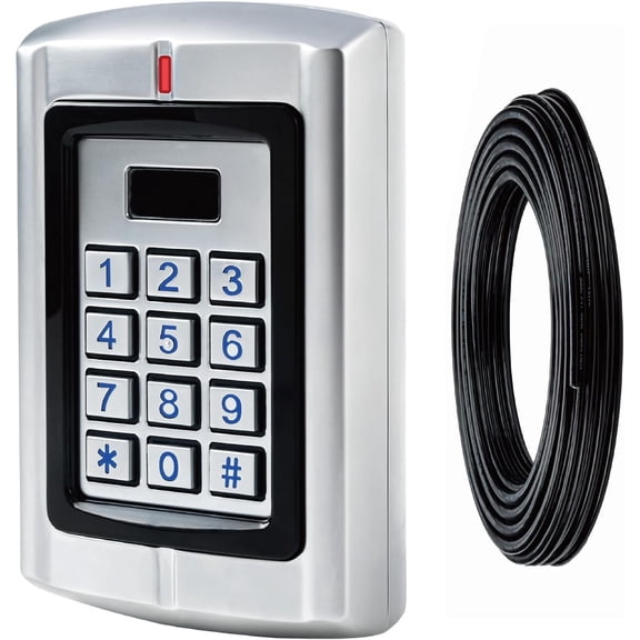 12-24V Metal Wired Keypad Stand Alone Access Controller for Gate Opener Operator Garage Door Opener and Access Control System, Upgraded KPR2000 Keypad