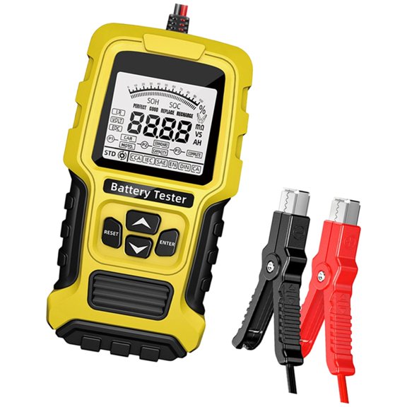 12/24V Universally Vehicle Battery Diagnostic Tool Car Battery Tester Testing Internal Resistance Voltages Analysis
