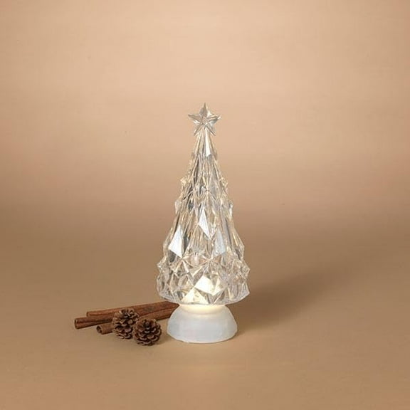12.25" H B/O Lighted Rotating Holiday Tree