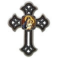 thumbnail image 1 of 12.25 Inch Our Lady of Mount Carmel Accented Cross Statue Figurine, 1 of 2