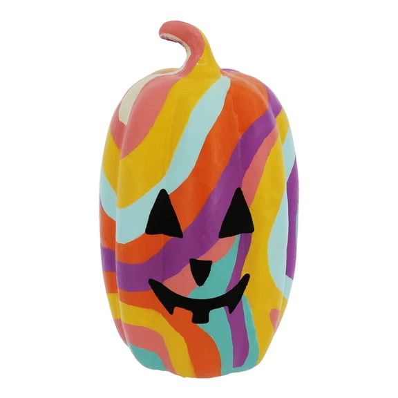 Ashland Paper Mache Smiling Tabletop Decor Multicolor 12.25"
