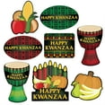 thumbnail image 1 of 12.25" Vibrant Decorative Happy Kwanzaa Cutouts, 1 of 1