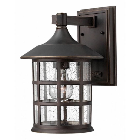 12.25 inch 11.5W Led Medium Outdoor Wall Lantern-Oil Rubbed Bronze Finish Bailey Street Home 81-Bel-2998568
