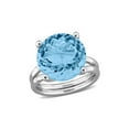 thumbnail image 1 of 12.27 Carat (Ctw) Sky Blue Topaz Ring in Sterling Silver, 1 of 1
