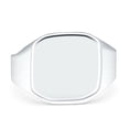 thumbnail image 1 of 12.2mm Simple Plain Band High Polished Solid 925 Sterling Silver Mens Ring Size 6, 1 of 5