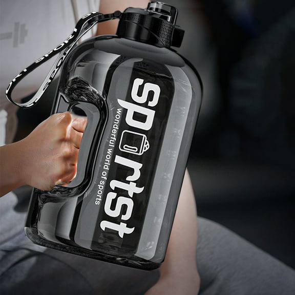12.2x6.69x6.69 Inch Large Capacity 5000ml Water Bottle Sports Fitness Portable Plastic Space Cup