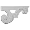 thumbnail image 1 of 12 3/8"W x 6 5/8"H x 3/4"D Scroll Stair Bracket, Right, 1 of 9