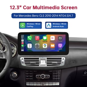 12.3”Car Multimedia Wireless Carplay Screen For for Mercedes Benz CLS 2010-2014 NTG 4.5/4.7 System