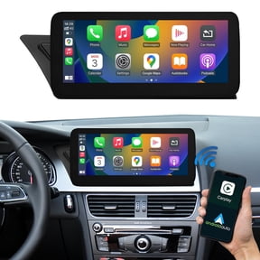 12.3 Inch Car Touchscreen Wireless CarPlay Android Auto for Audi A4 A5 2009-2015 Year with 2GMMI, Car Radio Stereo Multimedia Screen Support Navigation Mirrorlink