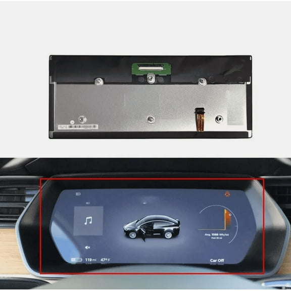 12.3" TX31D06VM2AAA Digital Instrument Cluster Display for Tesla Model S/X GEN 1 (2014-2021) - Direct Replacement