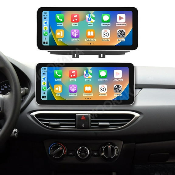 12.3" Smart Display Radio Audio Media Player for Hyundai Elantra 2017 2018 2019 2020 Models Universal Car Navigation GPS Upgrade Headunit Android Replacement HD Screen Carplay Receiver Accessories