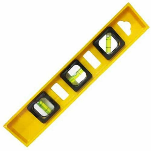 12 - 3 Vial Level - 1 Foot Long Ruled Edge for Accurate Measurements Strong Durable - Trisonic