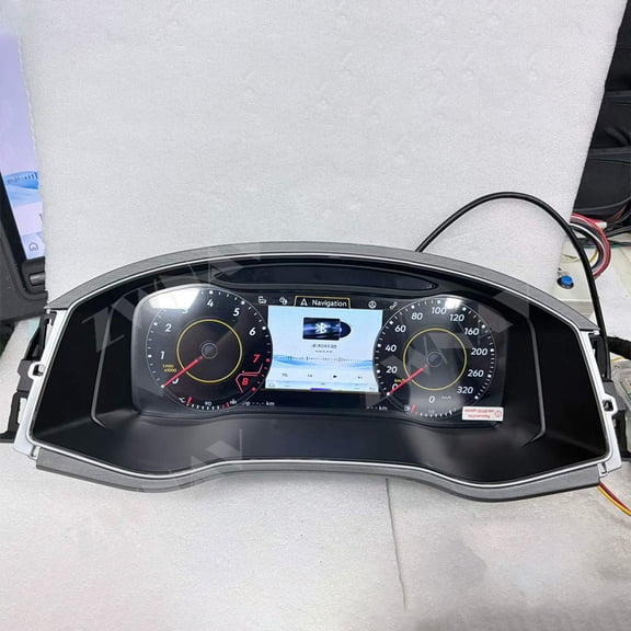 12.3 inch Car Digital Cluster For Volkswagen Passat 2016-2018 LCD Instrument Panel Speedometer Meter Odometer Dashboard Android