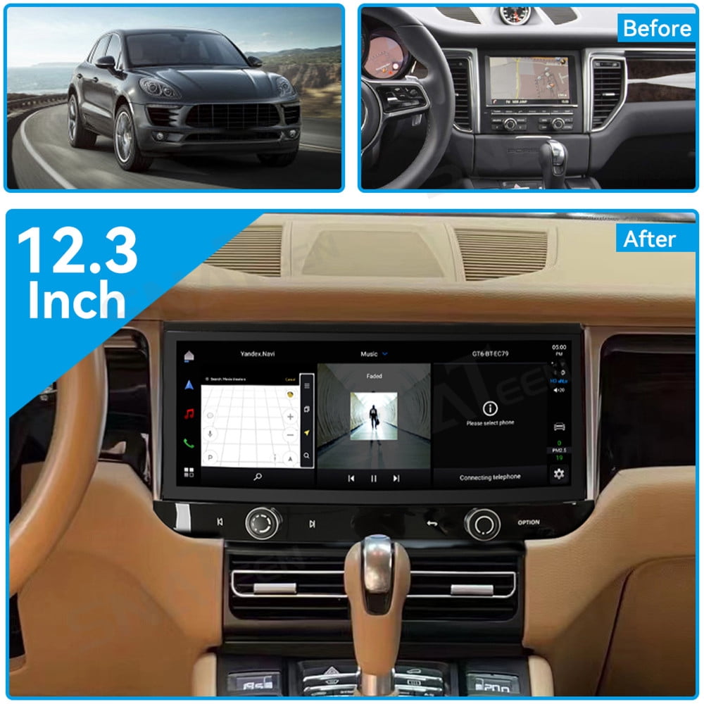 12.3 inch Carplay Screen/Radio/Multimedia Player for Porsche Macan 2014 ...