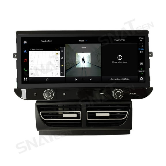 12.3 inch Carplay Screen/Radio/Multimedia Player for Porsche Macan 2014 2015 2016 models Universal Car Navigation/GPS Upgrade HeadUnit Android Display HD Touch Screen Replace System