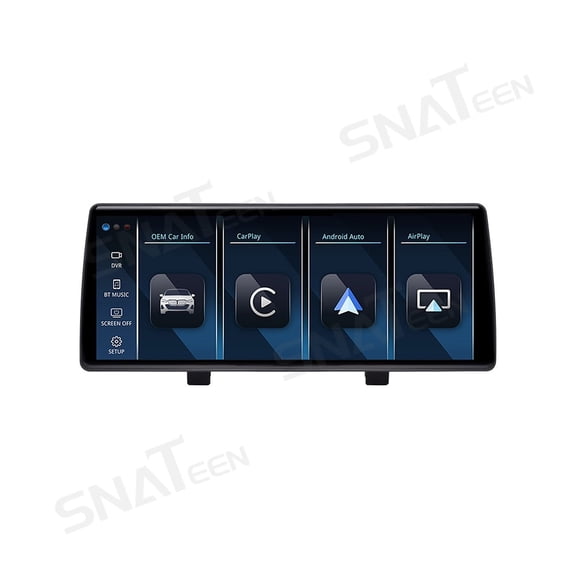 SNATEEN 10.25 inch Linux Carplay Screen/Radio/Multimedia Player for BMW I8/I12 2014-2020 Models Universal Car Navigation/GPS Upgrade Headunit Display HD Video Touch Screen Replace System