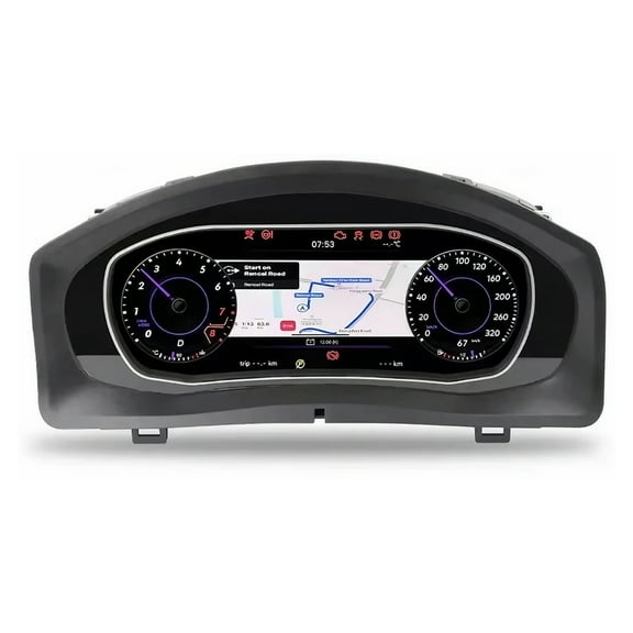 12.3 inch digital dashboard instrument cluster Suitable for Tiguan 09-17ys digital speedometer replacement, digital instrument cluster replacement, digital dashboard