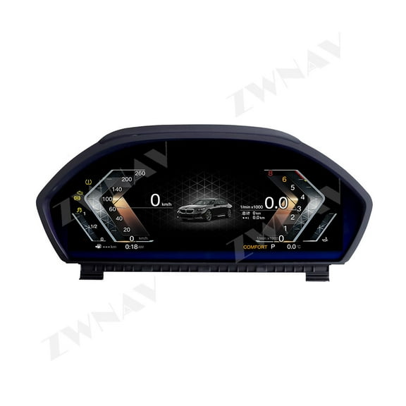12.3 inch for BMW 3 Series 4 Series F30 F31 F34 F32 F33 F36 2013-2020 Car LCD Digital Cluster Virtual Cockpit Speedometer Dash LCD Screen Instrument