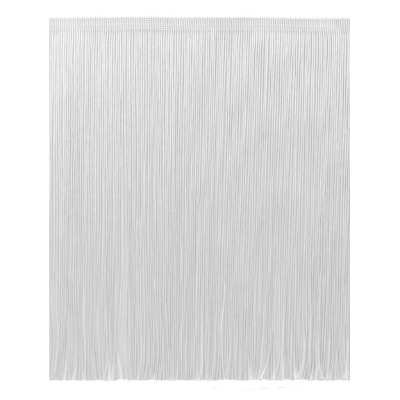 12" (30.5cm) Long Solid Chainette Bullion Fringe Trim # CF12,, Pure White #A1 (Bright White) 11 Yards (33 ft/10m)