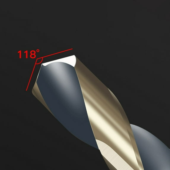 12-30Mm Round Shank Reduced T-Wist Drill Bits Cobalt Hss Hole Cutter Drilling Tool For Wood Iron Stainless Steel Aluminum Metal 18Mm Smile Home
