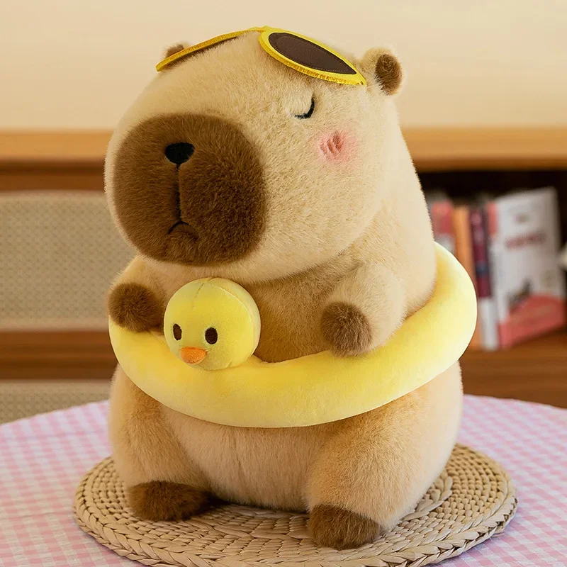 12 32cm capybara plush simulation capibara anime fluffty toy cute doll