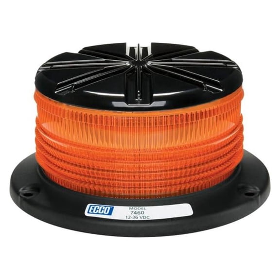 12-36V Low Profile LED Beacon - Amber
