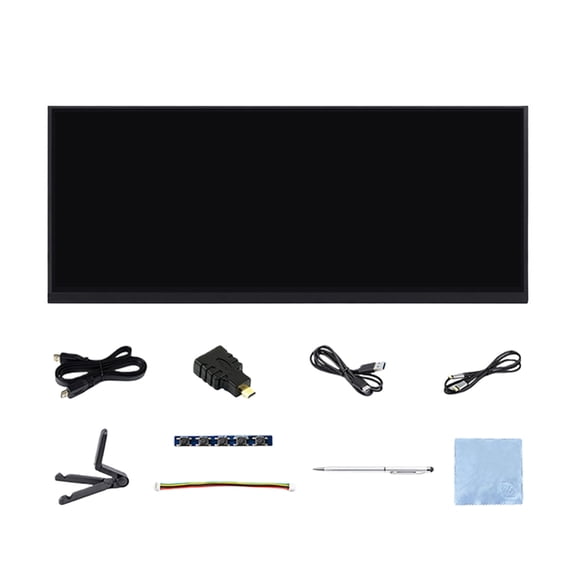 12.3inch Rectangle Touchable Display LCD 10 Point Touchable Rectangle Screen Panel Replacement 1920x720