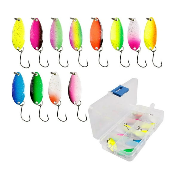 12/43Pcs Fishing Lures Kit for Freshwater Saltwater Bait Tackle Kit for Bass Trout Char Perch Fishing Accessories Tackle Box