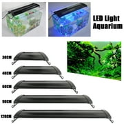 12"-48" LED Light Aquarium Fish Bowl Fish Tank 0.5W Full Spectrum Plant Marine with Extendable Bracket