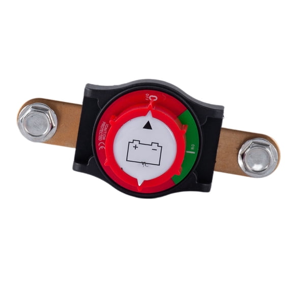 12-48V Heavy Duty Battery Master Disconnect Switch - Side Post Cut-Off Isolator for Marine, Car, RV, Truck & Off-Grid Systems