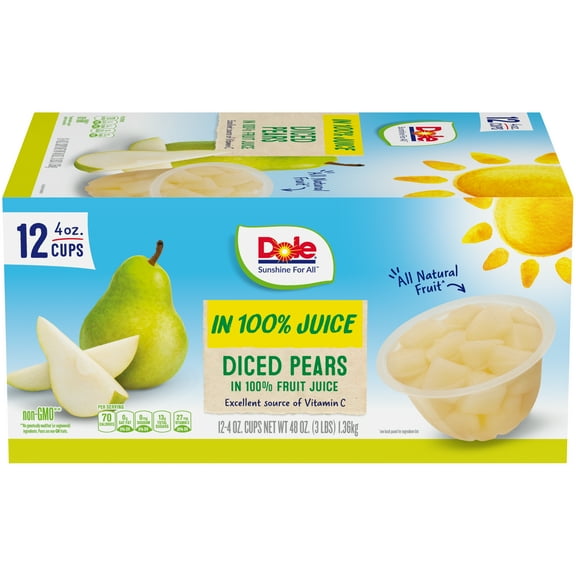 12/4OZ PEARS DICED IN JUICE FB BPK