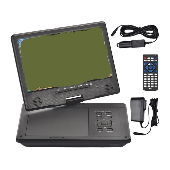 12.5 Inch HD Mobile DVD Player - High Definition Video Player with Wireless Bluetooth-Compatible - Silent & Shockproof Tech