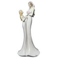 thumbnail image 1 of 12.5 Inch White Porcelain Figurine Sisters In Wedding Party, 1 of 1